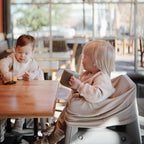 mushie Silicone Snack Cup | Spill Proof Food Container for Toddler and Baby (Dried Thyme)