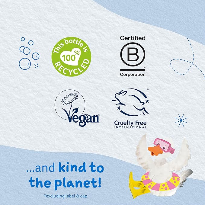 Childs Farm, Kids Hair & Body Wash for Dry, Sensitive Skin, Blackberry & Organic Apple, Gently Cleanses, Vegan, Cruelty-Free, 8.4 Fl Oz