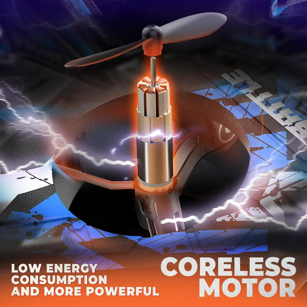 BEZGAR Drones for Kids | 2.4GHZ RC Plane, Remote Control Airplane, RC Helicopter, 360° Flip Fighter Jet Toy with Colorful LED Navigation Lights Blue, Toys for ages 8-13