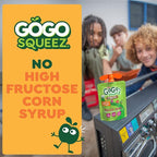 GoGo squeeZ Organic Fruit & veggieZ Applesauce and Puree Variety Pack, Pedal Peach and Boulder Berry, 3.2 oz (Pack of 12), Unsweetened Snacks for Kids, BPA Free Pouches