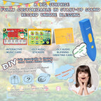 Interactive Dinosaur Toys Learning Poster, Dinosaur Talking Poster, Bilingual Dinosaur Talking Educational Children Toy with Sound Effects, Dinosaur Toys for Ages 3-12, Best Dinosaur Party Gift