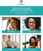 Essence Wearable Aromatherapy Nasal Diffuser – Breathe Easy Essential Oil Nose Ring – Personal Scent Clip for Travel, Work & Everyday Use – Made in USA (3 Pack)