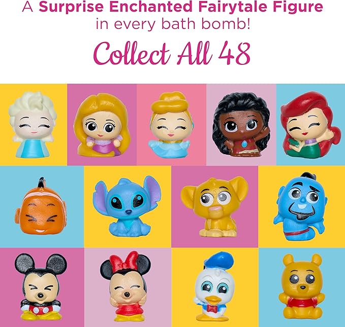 Princess Bath Bombs for Girls with Surprise Toys Inside (6 Pack) – Large Fizzy Bubble Bath Bomb for Kids - Princess, Mermaid, Fairytale Bath Toys – Fruity Scent, Skin-Safe, Made in USA by Two Sisters