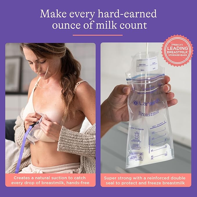 Lansinoh You’ve Got This Breastfeeding Essentials Kit for New Moms, 77-Piece Gift Set with Nursing Pads, Breastmilk Storage Bags, Nipple Cream, Hot & Cold Therapy Packs, and Silicone Breast Pump