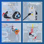 5 in 1 RC Robot Building Kit, APP & Remote Control Robotics Kit, Science Project Kit & STEM Toys for Ages 8-13, Gifts for 8 Year Old Boys Girls