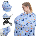 Yoofoss Nursing Cover Breastfeeding Scarf - Baby Car Seat Covers, Infant Stroller Cover, Carseat Canopy for Girls and Boys