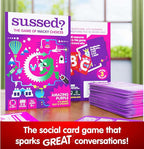 SUSSED Wacky ‘What Would You Do’ Card Game - Fun & Easy Travel Game for Girls, Boys & Tweens - Builds Kids’ Social Skills & Confidence - Purple Pack: Dragons, Space & Magic