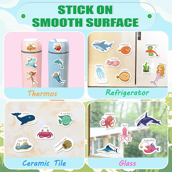 Reusable Sticker Books for Toddlers 1-3, Sticker Book for Toddlers 2-4 Years, Toddler Travel Essential in The Car/Train/Plane