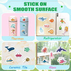 Reusable Sticker Books for Toddlers 1-3, Sticker Book for Toddlers 2-4 Years, Toddler Travel Essential in The Car/Train/Plane