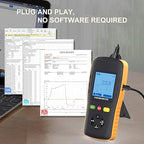 Tzone RTD Temperature Data Logger USB with Probe, PT100 Thermometer Logging Calibrated Digital Industrial Temp Logger with 61440 Recordings and Sound Alarm for Freezer Lab HVAC (-160℃ to 300℃)