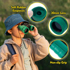 Binoculars for Kids, Kids Binoculars for Ages 3-12 Boys Girls, Outdoor Gifts Toys for Kids- Perfect for Bird Watching, Camping, and Outdoor Exploration