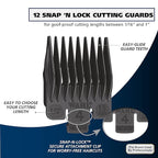 Wahl Lithium Ion Pro Rechargeable Cordless Hair Clippers for Men, Woman, & Children with Smart Charge Technology for Convenient at Home Haircutting - Model 79470