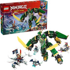 LEGO NINJAGO Lloyd's Jet Mech Building Toy - Model Building Kit for Boys & Girls, Ages 9+ - Transforming Playset for Kids W/ 5 Ninja Toy Minifigures - Dragons Rising Gift Idea for Birthdays - 71845