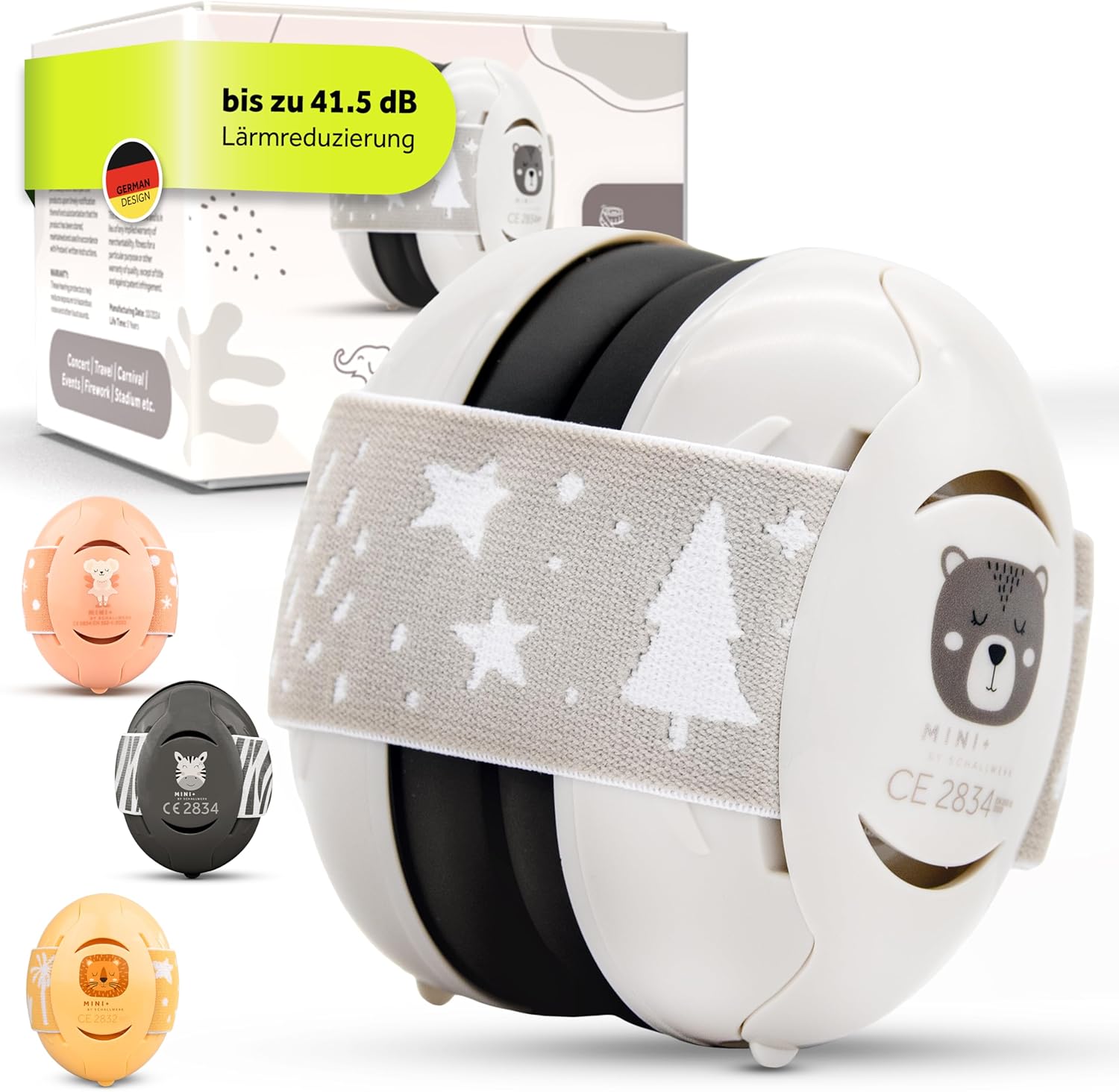 Schallwerk ® Mini+ Baby Ear Muffs – Infant Noise Cancelling Headphones, Toddler Ear Protection, Baby Headphones for Noise