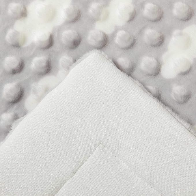 Ultra-Soft Baby Blanket - Lightweight & Breathable, Neutral Newborn Designs, Cloud Baby Crib, Infant, Toddler - 47"x47" Large
