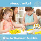 IPIDIPI TOYS Jumping Poppers LED, Pack of 24 – Spring Launcher Light Up Toys for Kids - Fun Party Favors, Goodie Bag Stuffers, Classroom Rewards, Birthday Games, and Holiday Prizes