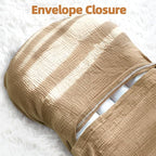 Hooyax Muslin Baby Lounger Cover 1 Pack, 100% Cotton Soft & Breathable Infant Lounger Covers Only for Newborn (Brown)