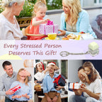 Keyboard Fidget Toys for Adults Keyboard Clicker with LED Light Keychain Fidget Sensory Fun Toys for Anxiety Decompression (Green, 1P)