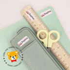 Personalized Name Labels for Kids (120) – Custom Waterproof & Durable Stickers for Clothing, Daycare, Office & School Supplies - Motor