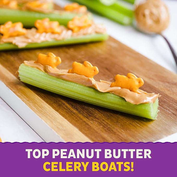 Annie's Organic Cheddar Bunnies Baked Snack Crackers, 12 oz., 12 Pouches