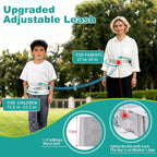 Toddler Leash for Hands-Free Safety Walking, Leash for Kids with Key Lock, Safety Walking Harness for Toddlers, Adjustable Child Leash for Boys and Girls to Outdoor Travel (Blue)