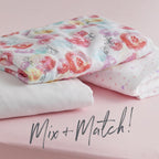 HonestBaby unisex-baby Fitted Crib Sheets Set Standard Mattress, 100% Organic Cotton Baby Boys, Girls, Neutral, 1 Pack - Light Blue, One Size