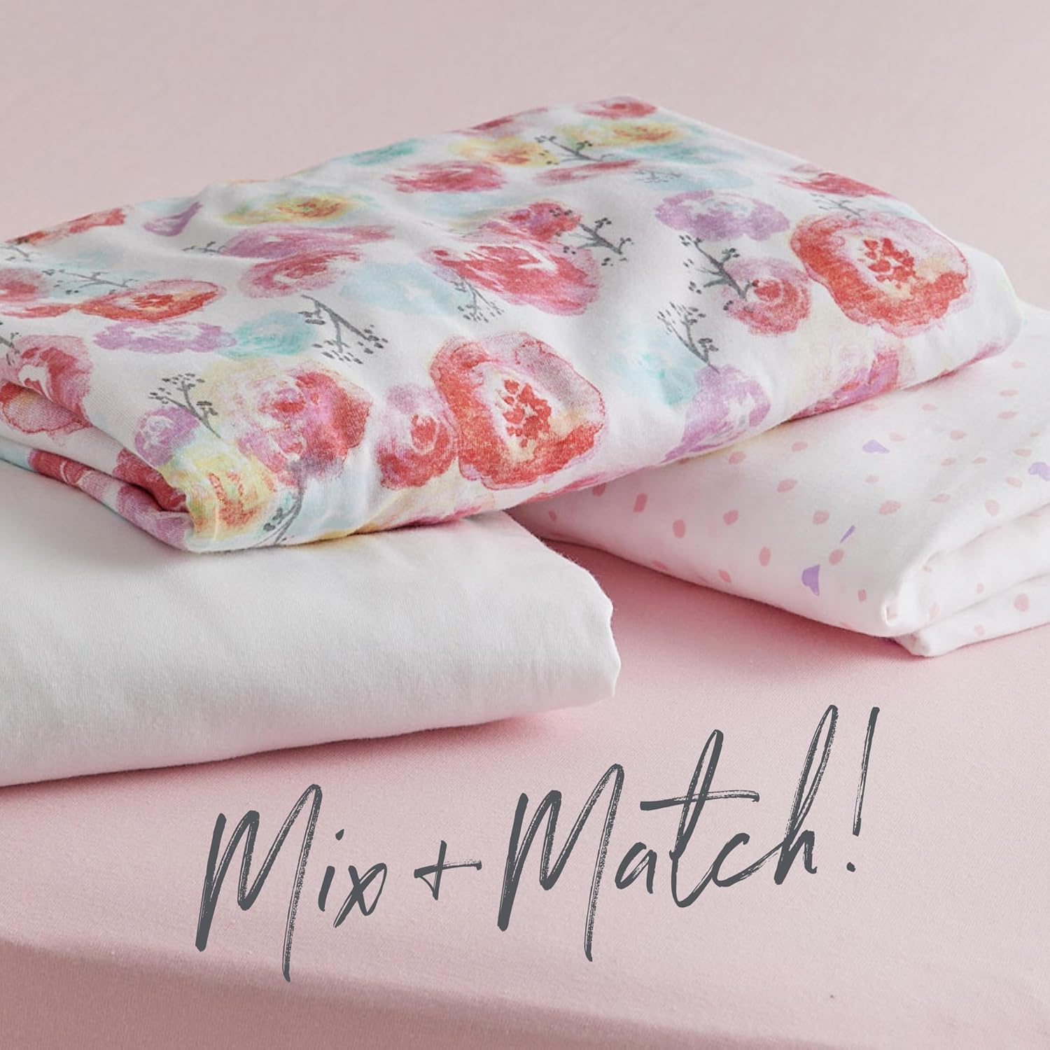 HonestBaby unisex-baby Fitted Crib Sheets Set Standard Mattress, 100% Organic Cotton Baby Boys, Girls, Neutral, 1 Pack - Light Blue, One Size