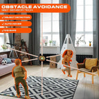 Force1 Scoot Skeet Mini Drone Electronic Shooting Game for Kids (Drone Only)- Hand Drones for Kids Compatible with Scoot Skeet LED Blaster, Electronic Target Game Indoor Flying Ball Drone Toy (Orange)