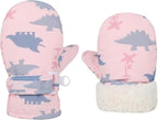 Toddler Gloves Kids Mittens Winter Warm Lined Fleece Gloves Waterproof Snow Baby Mitten for Boys Girls