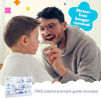 Booger Buddy Nasal Aspirator Bulb, Narwhal - with LED Light for Babies & Toddlers – BPA-Free Snot Remover for Infant Stuffy Nose and Congestion Relief – Easy to Clean Design