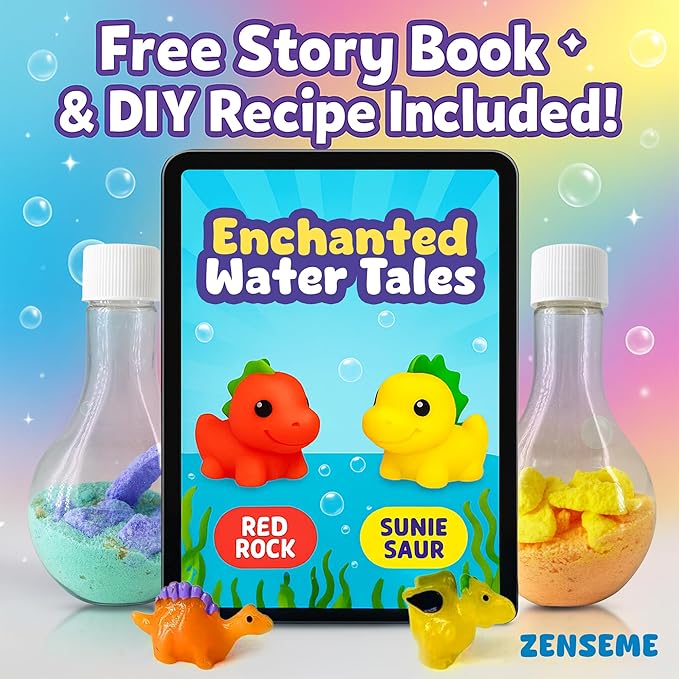 Bath Bombs for Boys with Mini Toy Ducks Inside – Kids Bath Bombs Powder - Bubble Bath for Kids – Bathtime Experiment Kit Mix - Blast of Foam & Colour Surprise – Gift Set of 4