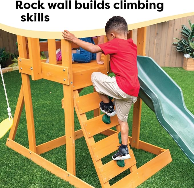 KidKraft Appleton Wooden Swing Set, (Amazon Exclusive)