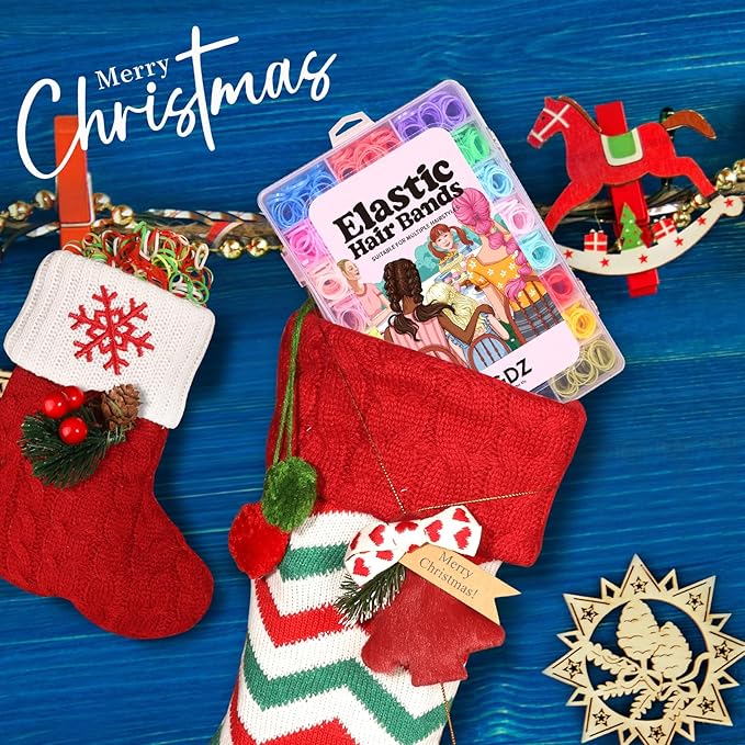 YGDZ Baby Hair Ties, 280 PCS Hair Accessories for Girls, Toddler, Kids, Cotton Elastics Hair Bands with Organizer Box, Seamless Small Ponytail Holders, Neutral Colors