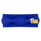 Creative Knitwear Pitt Panthers Infant Girls Royal Solid Hair Knot Headband Embroidered Logo - Size Newborn - 4T