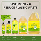 Pure Castile Soap - No Palm Oil, GMO-Free - Gentle Liquid Soap For Sensitive Skin & Baby Wash - All Natural Vegan Formula with Organic Carrier Oils (8 Fl Oz, An Unscented)