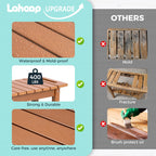 41" Shower Bench, Waterproof Poly Lumber Shower Stool for Shaving Legs, Shower Chair Seat Holds up to 400lbs, Bathroom Bench for Inside Shower, Non-Slip (Brown)