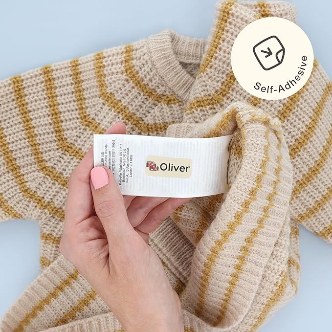 Personalized Name Labels for Kids (180) – Custom Waterproof & Durable Stickers for Clothing, Daycare, Office & School Supplies - Motor