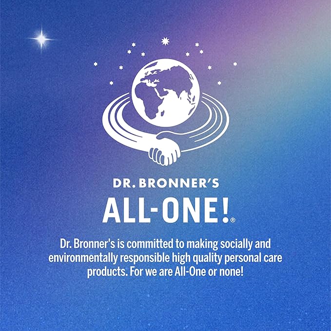 Dr. Bronner's Organic Sugar Soap (Lavender, 64 Ounce)- Made with Organic Oils, Sugar & Shikakai Powder, 4-in-1 Uses: Hand and Body Wash, Face, Hair- Cleanses, Moisturizes, Nourishes, Vegan