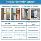 Cardinal Gates PinchNot 90 Degree Door Pinch Guard for Kids Safety-Door Hinge Protector for Baby Proofing-CSP29-Door Finger Pinch Shield for Front and Rear Side of Doors-Child Proof Jamb-Made in USA