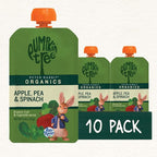 Pumpkin Tree Peter Rabbit Organics, Pea, Spinach and Apple Puree, 4.4-Ounce Pouches (Pack of 10)
