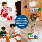 Skillmatics Foil Fun - Letter & Number Stickers, Mess-Free Art, Project Kits, DIY Colorful Creative Activity, Gifts for Ages 5, 6, 7, 8, 9, and Up