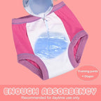 BIG ELEPHANT Toddler Training Pants, Soft Cotton Absorbent Training Underwear for Baby Boys & Girls