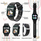 Kids Watch Boys with 32 Games Toys for Ages 5-12 Smart Watch for Kids with HD Touch Screen Video Camera Music Player Pedometer Learn Cards Audiobook, 10 9 8 7 6 5 Year Old Boys Birthday Gifts