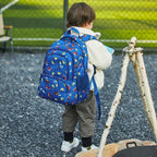 CLUCI Kids Backpack for Boys Bookbags Preschool Toddler Daycare School Bag Elementary Kindergarten Lightweight Waterproof Bluey Backpack Cars