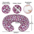 Nursing Pillow, Breastfeeding Pillow with Removable Cover, Ergonomic Breast Feeding Pillow, Baby Feeding Support Cushion for Mom Easier Breastfeeding- Original Size/Butterfly