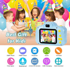 Agoigo Kids Waterproof Camera - Children Underwater HD Video Digital Camcorder, Portable Travel Toy for Toddler - Ideal Christmas Birthday Gifts for Boys Girls Age 3-12 with 32GB Card (Blue)