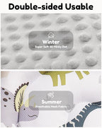 Infant Car Seat Insert with Removable Cushion for Baby Preemie Newborn Infant, Reversible carseat Insert Head Body Support Fits for Stroller, Baby Swing, Rocker, Bouncer, Bassinet - Grey