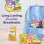 BioSwiss Care Bears Bandages, Sweet and Sour Care Bear Shaped Self Adhesive Bandage, Latex Free Sterile Wound Care, Fun First Aid Kit Supplies for Kids, 24 Count