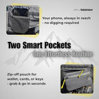 Stroller Caddy Double Stroller Organizer with Cup Holder Phone Pocket Changing Mat Straps Mounted 2 x Stroller Water Bottle Holder