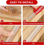 Clear Corner Protector 20ft(6M) with 4 Corners,Corner Protector Baby Proofing,Furniture Corner Guard & Edge Safety Bumpers, Soft Edge Protector with Upgraded Pre-Taped Strong Adhesive